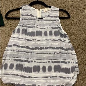 Grey tank top blouse